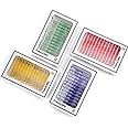 Cainda Plastic Prepared Microscope Slides for Kids, 48pcs Animals Insects Plants Flowers Sample Microscope Slides with Specimens for Students Adult Biology Science Programs