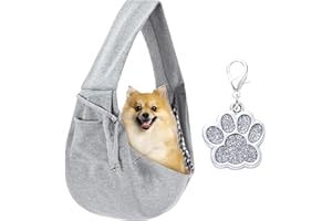 TYXHXTF Bandolera para Perro, Bolso de Hombro, Bolsa de Viaje para Mascotas, Hombro para Perros Gatos, Bolsa de Transporte para Perro, para Pequeño y Medianos, Perro Pequeño