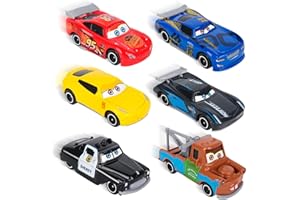 LUFEIS 6 Pezzi Giocattolo Modello Macchinine, Cars Macchinine, Cars Giocattoli, MacchineCars, MacchinineGiocattolo, Mini Modello Toys CarSet, Mini Giocattolo Car per Bambini 3+ Anni Ragazza e Ragazzo