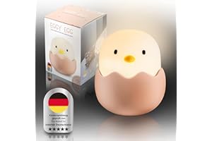 ‎MEGALIGHT MegaLight LED Nachtlicht Kinder | Nachtlicht Baby ohne verschluckbare Kleinteile | Stilllicht dimmbar Touch | Nachtlampe USB Aufladung | Eggy Egg