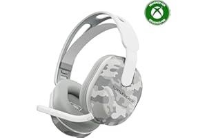 Turtle Beach Stealth 500 Camouflage Arctique Xbox Casque Gaming sans Fil w/ 40hr Batterie et Bluetooth pour Xbox Series X, Xbox Series S, Xbox One, PC et Mobile
