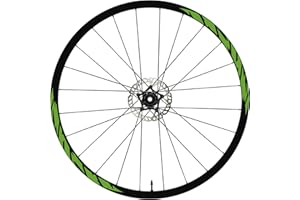 DualColorStampe Autocollants compatibles avec Cube Jantes de vélo 26" – 27,5" – 28 – 29" pouces – Roue de vélo VTT – Stickers jantes VTT B0062 (27,5" pouces, citron vert 64)