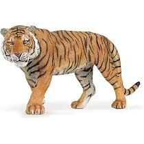 Papo - Pintada A Mano - Figura - Reino De Animales Salvajes - Tigre De Pie 50208 Coleccionable Para Ninos Adecuado Para Ninos Y Ninas A Partir De 3 Anos Colombia