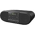 Panasonic RX-D550 Hifi Sound System with FM Radio, Portable speaker and CD player, 20W - Black