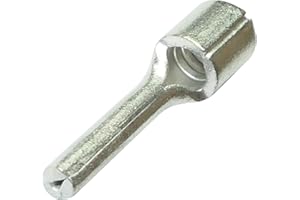 Aerzetix: 10 x Kabelschuhe Nadel Kabelschuh ( Klemme ), Ø2,8mm 6mm2 Kontaktstift Anschlag