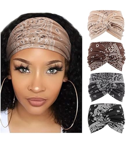 Fasce Capelli BELEVO 8 Pezzi - Elastiche Antiscivolo Per Sport, Yoga, Corsa, Donna - Foto 6