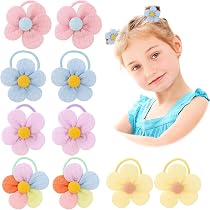 80 Stück Mädchen Haarbänder – Kleine Schleifen, Elastisch, Bunt, Für Baby & Kleinkind