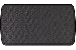 GelPro Elite Premier, tappetino imbottito in gel e schiuma, anti-fatica, per cucina, comodo, antimacchia, impermeabile, antiscivolo, comodo, imbottito, per scrivania/ufficio, 50,8 x 91,4 cm, nero