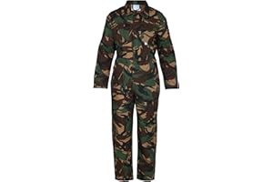 Fort - Tearaway Junior Coverall - Junior Kids Overall - Features Velcro Fastening -Secure Pockets - Durable - Kids Boiler Suit - Handy Overalls for Children