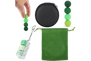 7 stycken magnetiska fidget-leksaksset, mobil användbara sensoriska | 4 stressbollar i silikon och 3 monteringsbara fidgetknappar för barn och vuxna för att minska stress och avkoppling