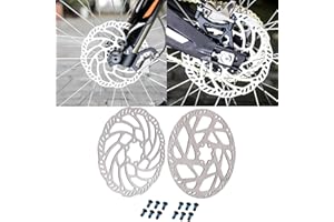 RUNFARR Dirt Bike Bremsscheibe, Motorrad Bremsscheibe Hinten Vorne mit Schrauben Bremsscheibenrotor Set für Surron Sur Ron Sur-Ron Light Bee