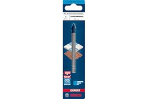 Bosch Accessories 1x Foret Expert HEX-9 HardCeramic (pour Tuiles, Carrelage, Ø 8,00 mm, Accessoire Perceuse à percussion)