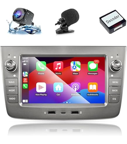 AWESAFE Autoradio Android 13 Pour ALFA ROMEO MITO (2008-2019) 2Go+32Go Avec 7'' Écran Tactile Carplay Android Auto GPS WiFi FM