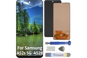 Int'x Full INCELL Display für Samsung A52S 5G A528 LCD Bildschirm Ersatz Touchscreen mit Werkzeug Schwarz Hohe Qualität