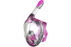 ‎SEAC Seac Magica, Schnorchelmaske Vollgesichtsmaske Anti-Beschlag System mit einem weichen Maskenkörper, Dry Top Schnorchel mit Auslassventil