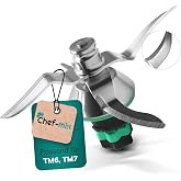 Chef-Mix Alternative Mixer blade compatible with Th&eacute;rmomix TM6 TM7 | Stainless Steel Replacement Blade Accessories with Seali
