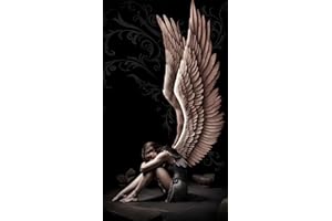 ZHUMUTO Diamond Painting Adulte Grand Format,Peinture Diamant XXL 40x70cm Ange A,Broderie Diamant Painting Kit Complet Adulte Grand Format,Grande Taille Pour la Décoration