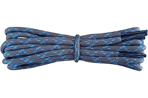 Fabmania® Laces Strong Round 3mm Shoelaces for Casual Walking Hiking Trekking Shoe Boot Men Women (1 pair)