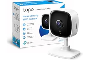 TP-Link TAPO - 1080P Cámara Vigilancia WiFi Interior,para Bebés y Mascotas, Visión Nocturna, Detección de Movimiento, Audio B