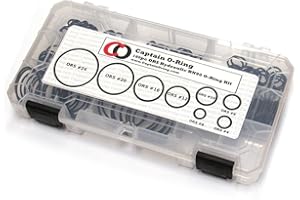 Captain O-Ring ORS Flat Face Hydraulic O-Ring Seal Kit (Buna 90 / BN90-180 Piece Kit)