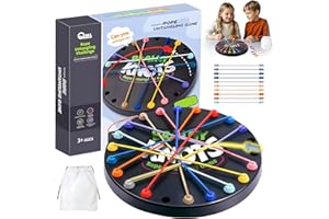 XINRONGDA Tableau de jeu Brainy Knots Twisted Rope, Jeu de Stratégie de Table de Démêlage de Corde, Jeu Interactif de Défi de Corde, Jouets de laçage central pour enfants et adultes, Juguete de Tiro (A)
