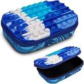 ZIPIT Pop Case for Kids Fidget Toy Silicone Sensory Push It Case Large Capacity Pencil Case