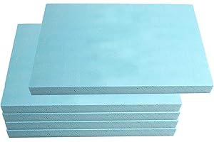 Tubayia Lot de 5 plaques en mousse haute densité légère - Pour paysage, modélisme, diorama - 295 x 200 x 30 mm