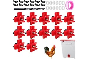 Hönsdrickare Läckagesäker Vattendispenser, Kycklingmatare, Borrbits