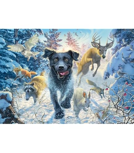 Schmidt Spiele 57385 Fauna selvatica colorata, puzzle da 1500 pezzi