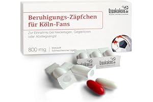 LIGAKAKAO Beruhigungs-Zäpfchen® für Köln Fans | Lakritz-Zäpfchen für Köln Fans zur Einnahme bei Niederlagen, Gegentoren & Abstiegsangst | Wähle unsere verrückten Männer Geschenk Fanartikel über „Farbe“ aus
