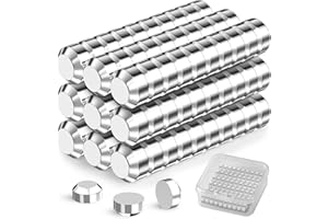 Oderra Imanes de Neodimio 60PC - Imanes Pequeños 6x3mm - Imanes Nevera Fuerte para Manualidades, Oficina, Pizarra Magnética, Frigorífico, Notas Adhesivas