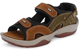 Centrino Sandals for Men |Comfortable Sandals with Grip Insole & Quality|Flat Casual Sandals With Adjustable Velcro Closure For Easy Wear With Flexible Fitting And Trendy | Stylish Men’s Casual Sandal With Unique Sole Design for Office & Travel (3263)