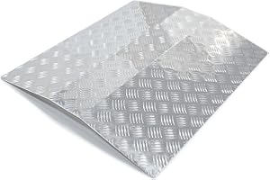 Aidapt Rampe de seuil de pont en aluminium, trois longueurs et hauteurs, scooter, fauteuil roulant, trottoir, portable, légère, mobilité, personnes âgées, coussinets antidérapants, durable, résistante