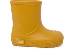 IGOR Botas Agua Niños Blanditas Suela Fina Talla 26 Color Amarillo