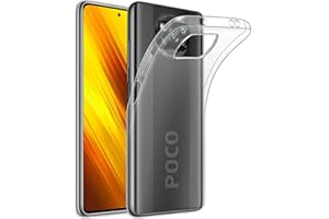 32nd Clear Gel Series - Transparent TPU Silicone Clear Gel Case Cover for Xiaomi Poco X3 NFC & X3 Pro, Crystal Gel Ultra Thin Case - Clear