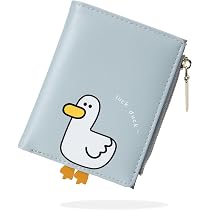 Portafoglio Donna Piccolo Con Ricamo Animale: Sottile, Protezione RFID E Portamonete Zip