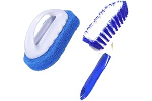 CELEBRATION DIRECTRE Hot Tub Cleaning Kit Accessories Contain 1PC Scrubbing Brush and 1PC Hot Tub Sponge Cleaning Brush for Cleaning Swimming Pool, Spas, Hot Tubs, Fountains