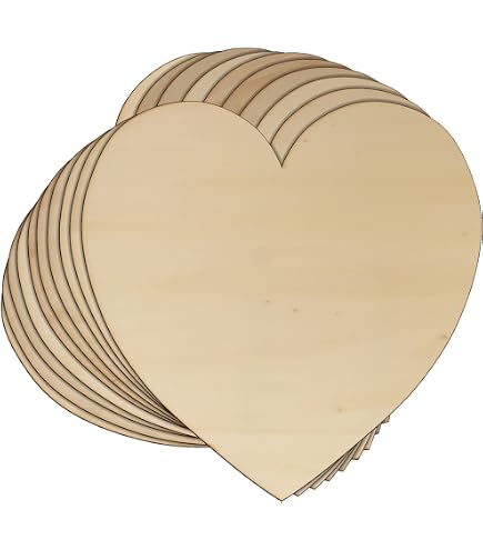 Sagoma MDF A Forma Di Albero Con Cuore 15 Cm - Taglio Laser Preciso - Per Alberi Genealogici, Matrimoni E Lavoretti Creativi - 2