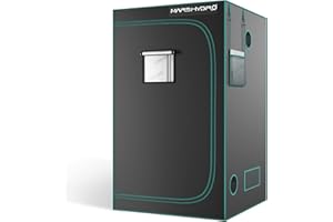‎MARS HYDRO MARS HYDRO Growzelt 120x120x200cm,Indoor Grow Tent Reflektierende Mylar Zuchtzelte Hydrokultur,abnehmbaren Boden Tablett,für Pflanzen wachsen Raum