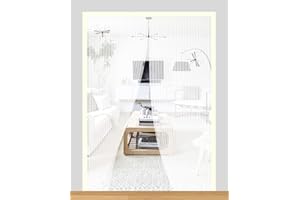 LEDLUX Tenda Zanzariera Magnetica Porta Finestra (90X210cm, Bianco)
