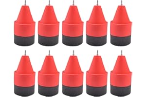NIKA ARCHERY 10pcs Foam Arrowheads Soft Sponge Safety Broadheads Tips for Archery Hunting CS Game Practice Shooting