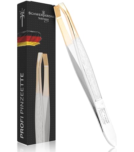 Müller & Schmidt Pfeilringwerk Pinzette, Schräg, Edelstahl – 1 Stück, PZN-07344501