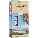 Clif Bars - Energy Bar / Nutritional Protein Bar - White Chocolate Macadamia Nut - Source of Plant Based Protein - 12 x 68 g