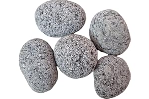 Natunae Zen Pebbles 500 Grammi Misura 5-7 cm Pietre Decorative Naturali per Acquario, Aquascaping, Terrario, Vivario