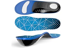 WELNOVE Fascitis plantar plantilla de soporte del arco del pie - plantilla ortopédica welnova, adecuada para dolor de pies, pies planos, tottenham, adecuada para la mayoría de zapatos, hombres y mujeres (M)