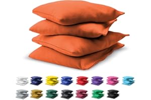 GoSports Lot de 4 Sacs de Cornhole Toutes Saisons, Disponibles dans 16 Couleurs