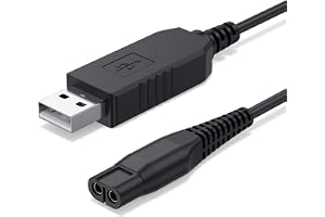 Tobfit USB-laddningskabel 4,3 V A00390 för Philips rakapparater, för Philips One Blade QP2721 QP2520 QP2620 MG3720 MG3730 MG5