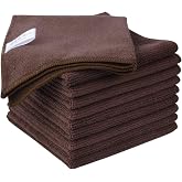 KinHwa Microfiber Cleaning Cloths 10 Packs Thick Kitchen Cloths Super Absorbent and Soft Multi-Purpose Household Cloths 30cm