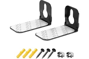 Dinghosen Universel Support Mural pour Samsung/LG/Bose/Vizio/TCL/JBL/Polk/Insignia/Sony/Klipsch Soundbar, 2 Barre de Son Supporte de Fixation Mural