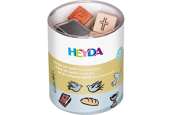 Heyda 204888483 Heyda 204888483 Boîte à tampon (Spirit) Dimensions du motif : environ 1,5 x 1,5 cm